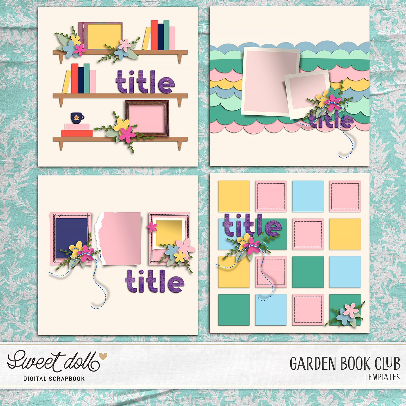 Garden Book Club {Templates}