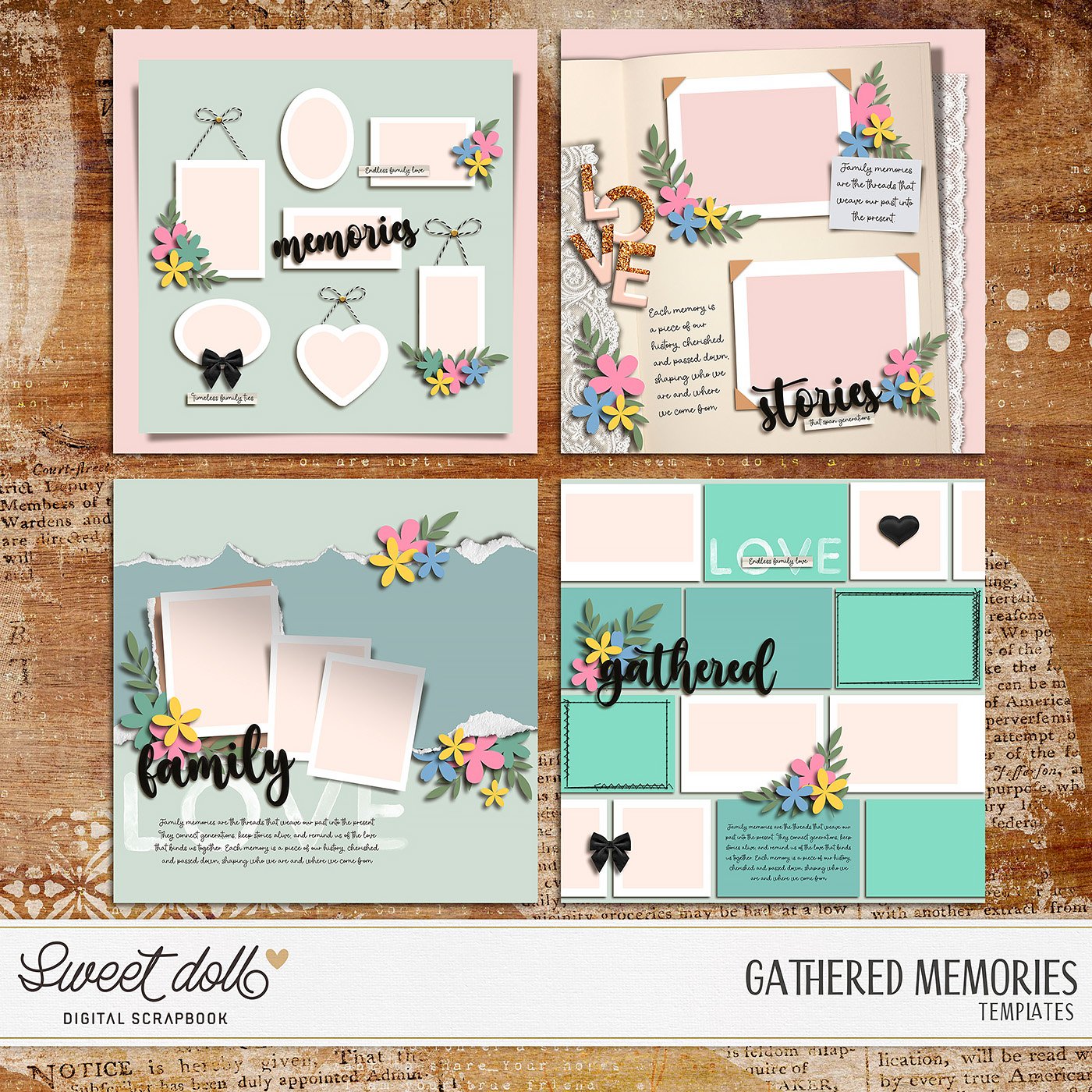 Gathered Memories {Templates}