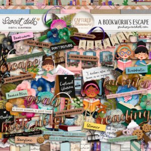 Captured Glimmers: A Bookworm’s Escape {full kit}