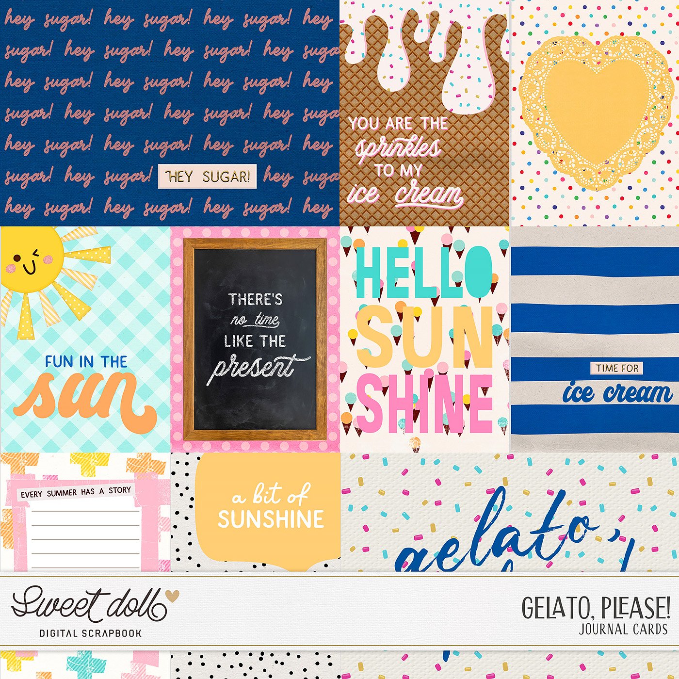 Gelato, Please! {cards}