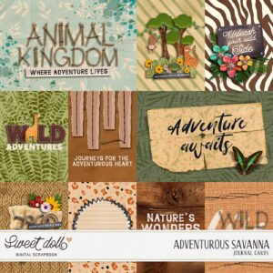 Adventurous Savanna {cards}