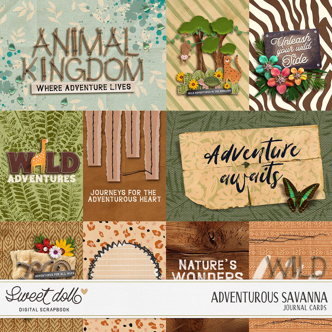 Adventurous Savanna {cards}