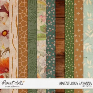 Adventurous Savanna {mix papers}