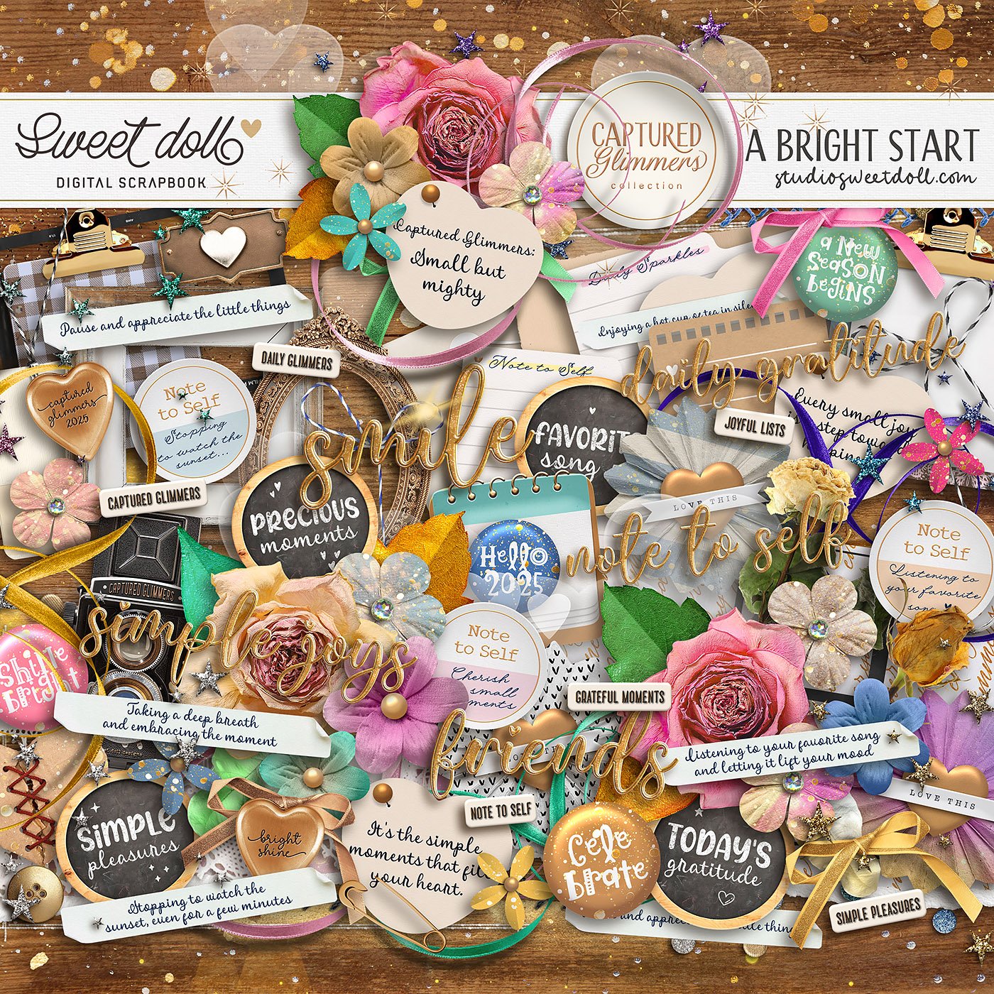 Captured Glimmers: A Bright Start {elements}