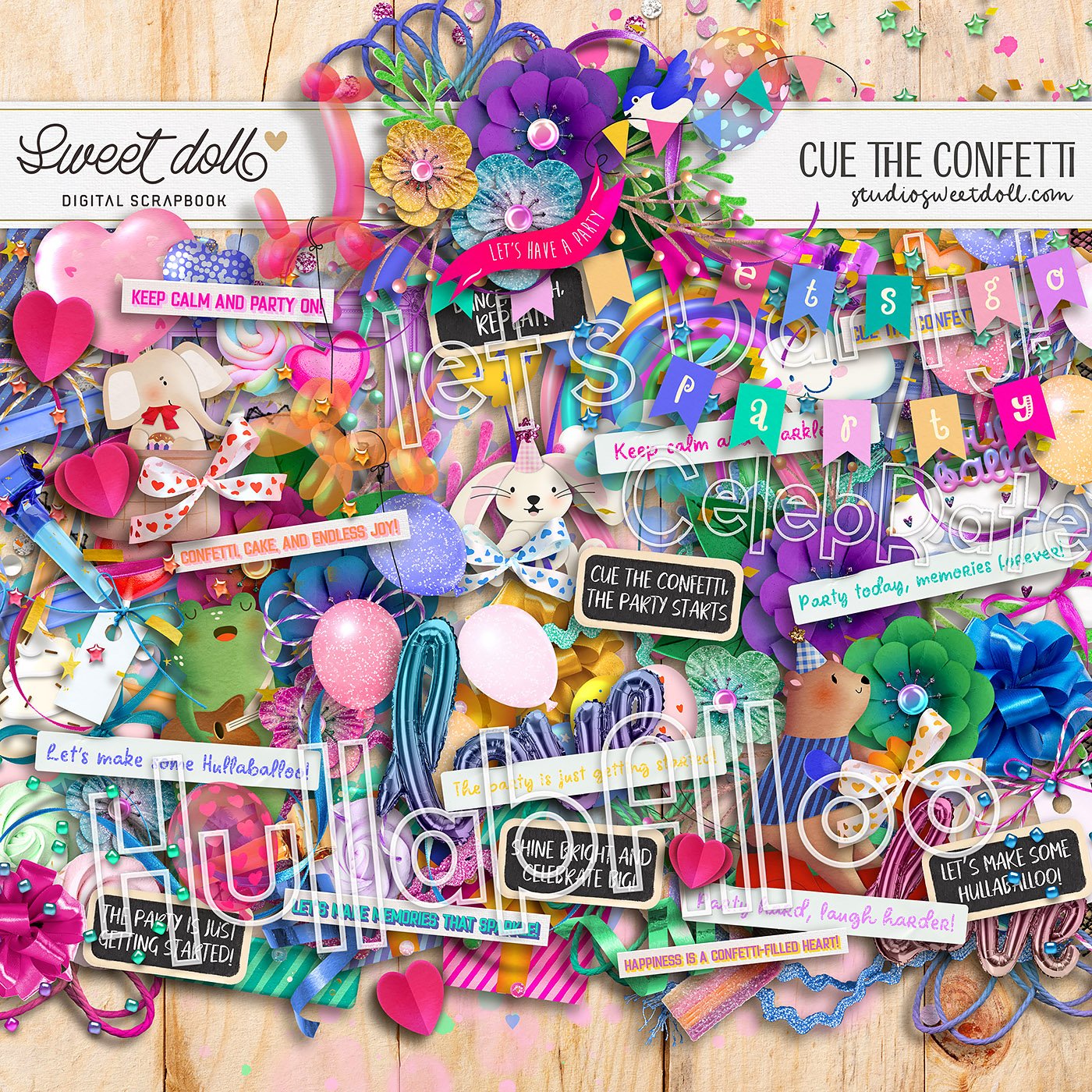 Cue the confetti {elements}