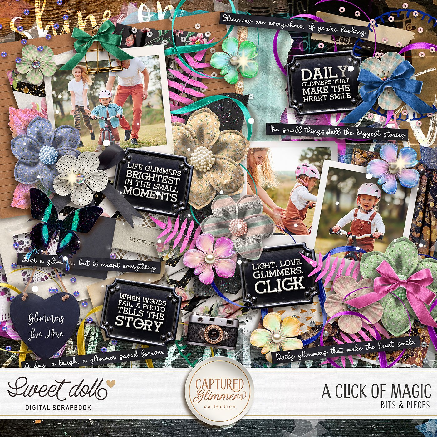 Captured Glimmers: A Click of Magic {bits & pieces}