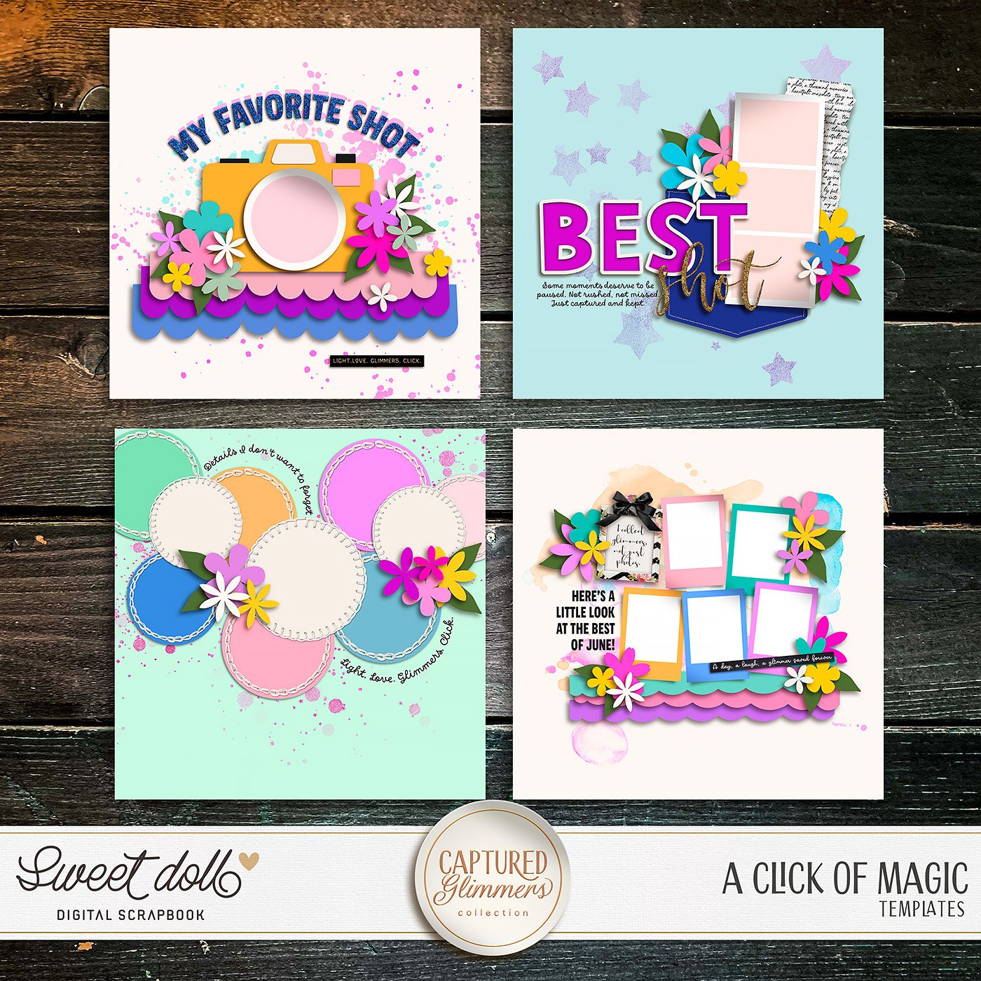Captured Glimmers: A Click of Magic {templates}