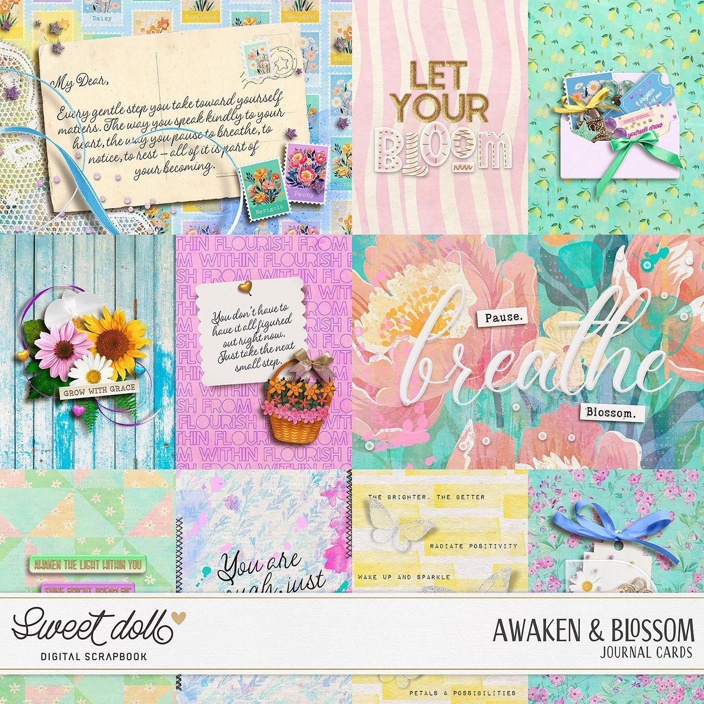 Awaken & Blossom {cards}