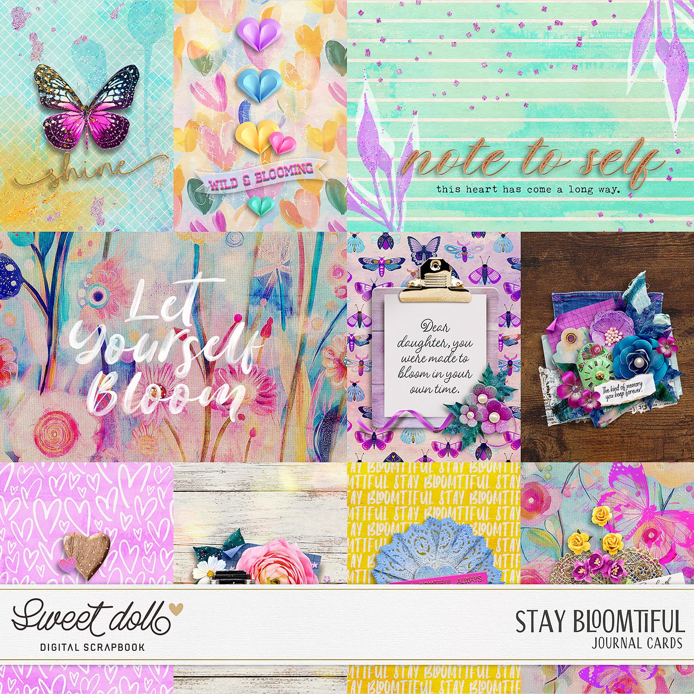 Stay Bloomtiful {cards}