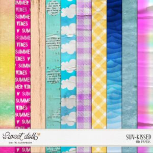 Sun-kissed {mix papers}