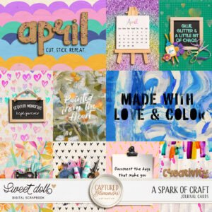 Captured Glimmers: A Spark of Craft {cards}