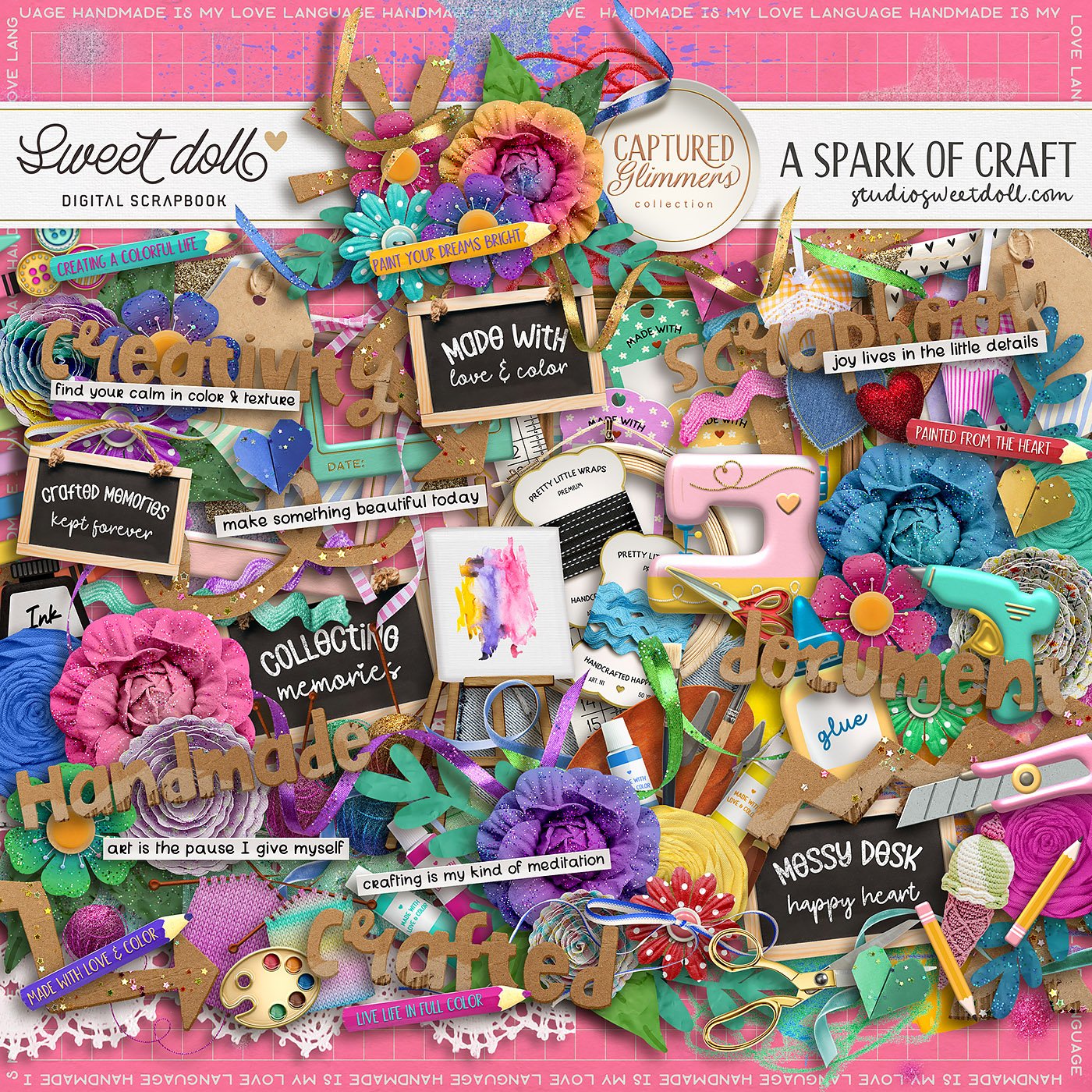 Captured Glimmers: A Spark of Craft {elements}