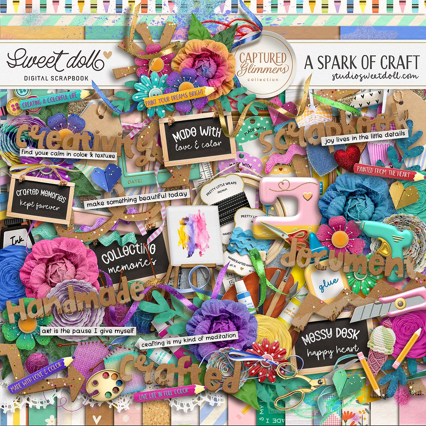 Captured Glimmers: A Spark of Craft {full kit}