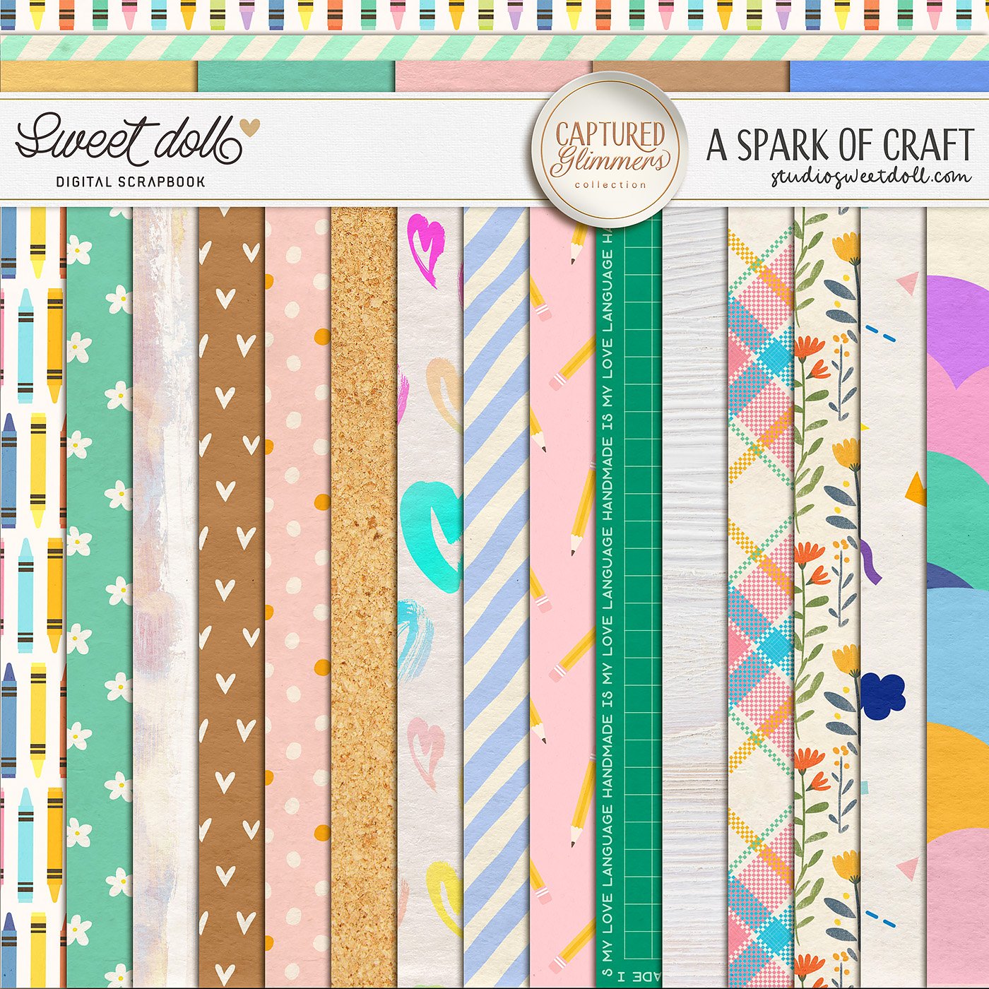 Captured Glimmers: A Spark of Craft {papers}