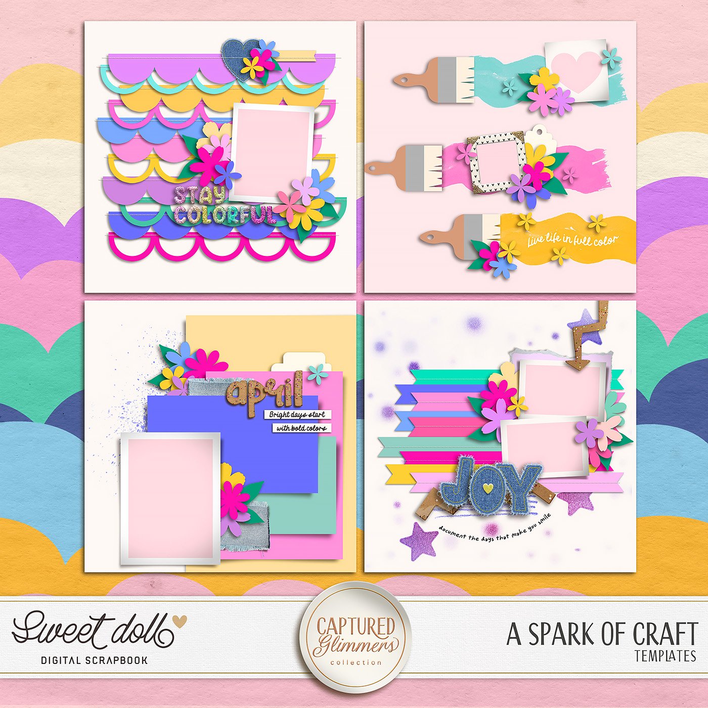 Captured Glimmers: A Spark of Craft {templates}