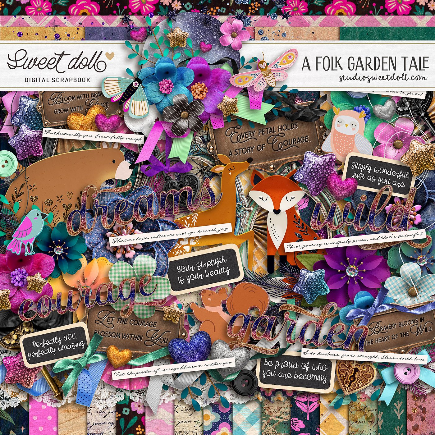 A Folk Garden Tale {full kit}