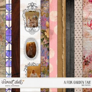 A Folk Garden Tale {mix papers}