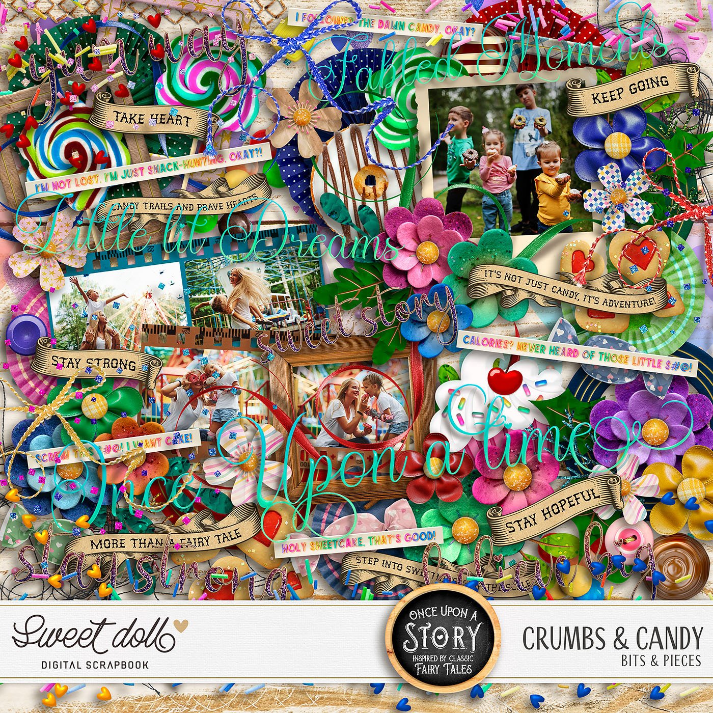 Once Upon a Story: Crumbs & Candy {bits & pieces}
