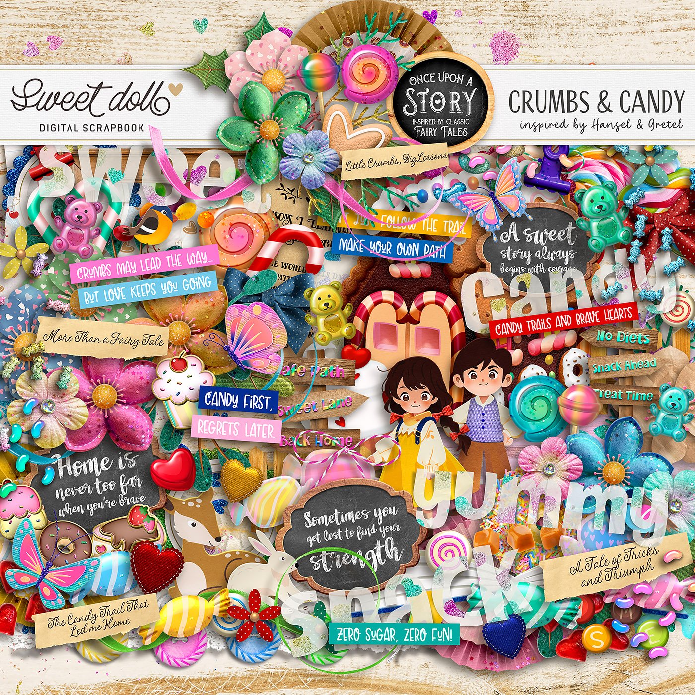 Once Upon a Story: Crumbs & Candy {elements}