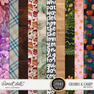 Once Upon a Story: Crumbs & Candy {mix papers}