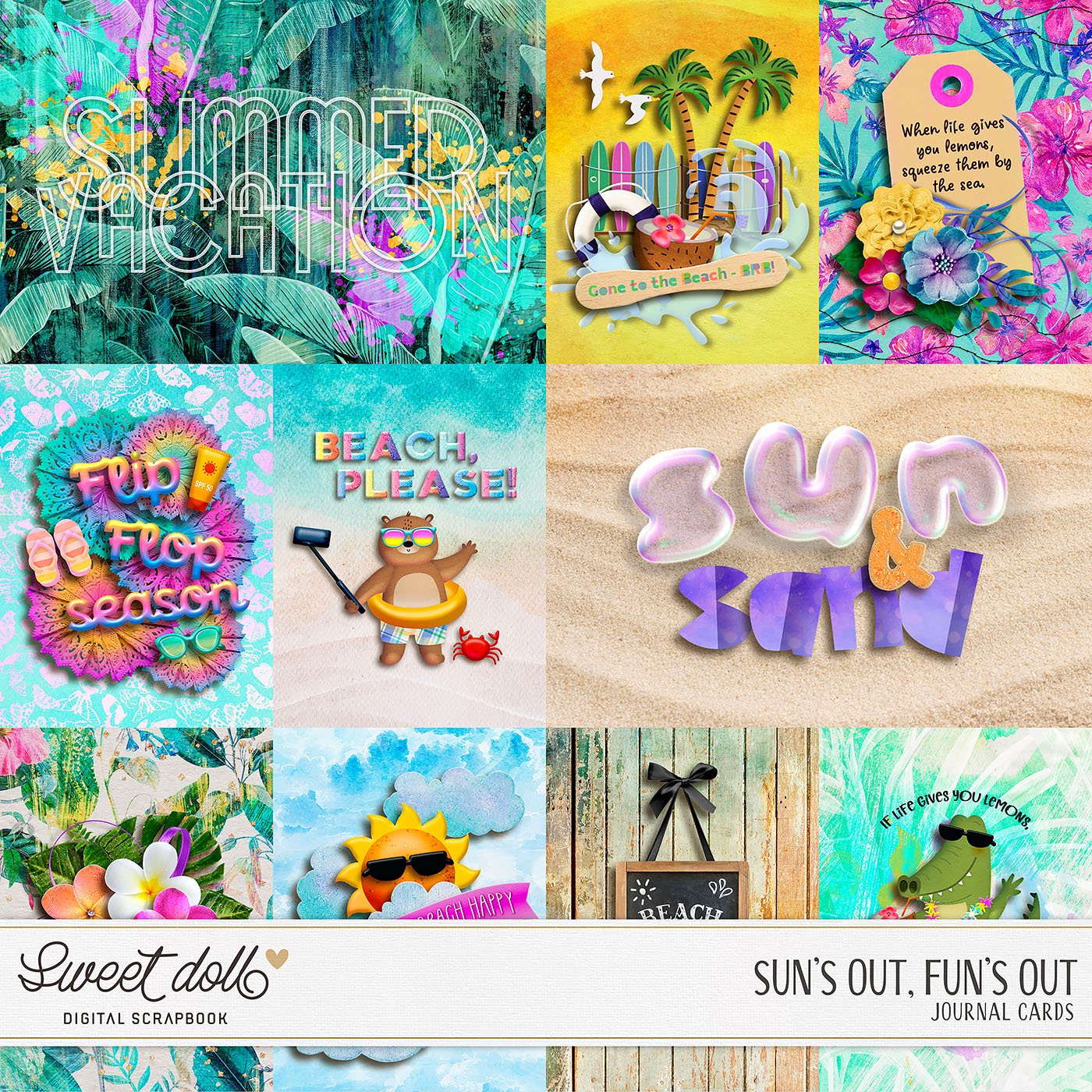 Sun’s Out, Fun’s Out {cards}