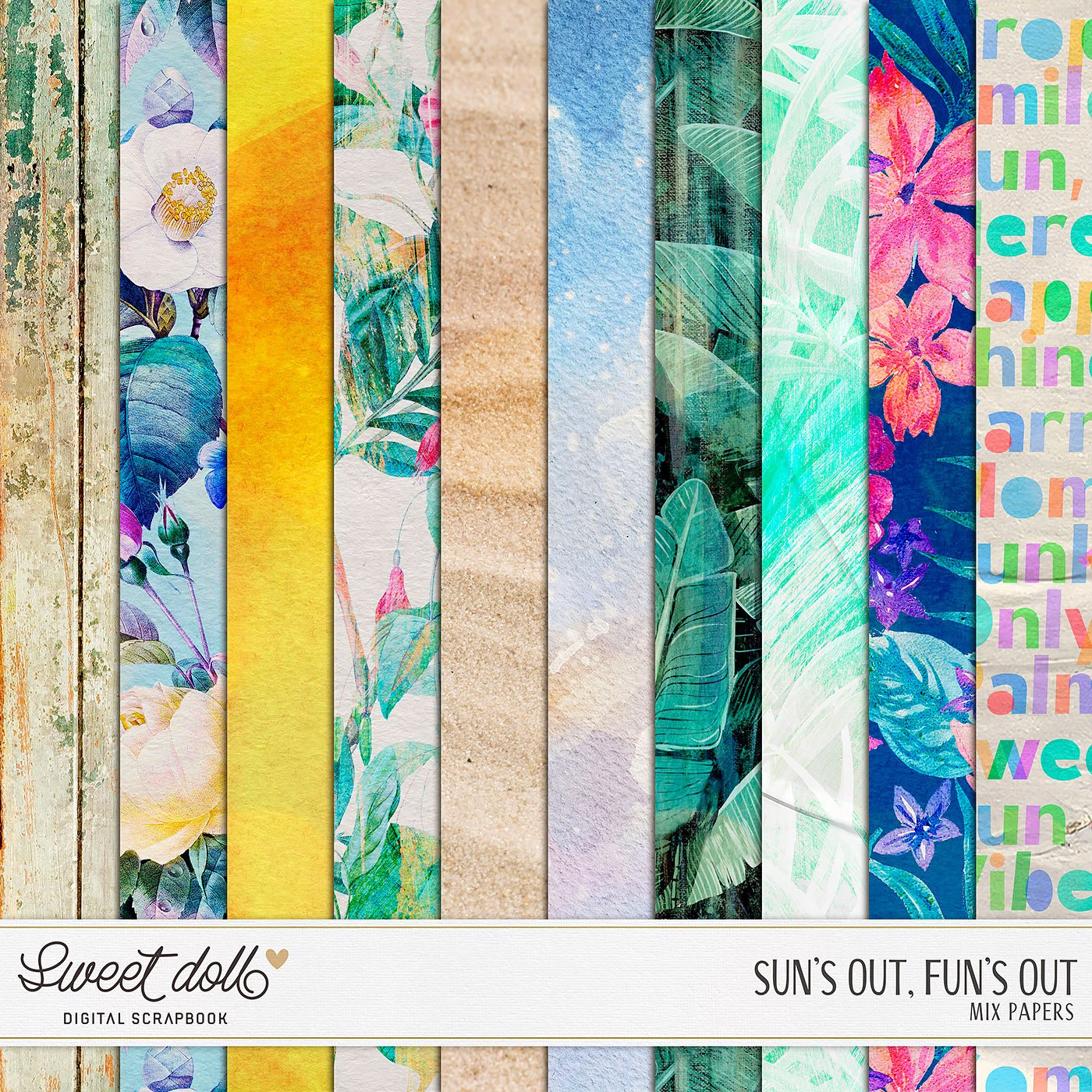 Sun’s Out, Fun’s Out {mix papers}