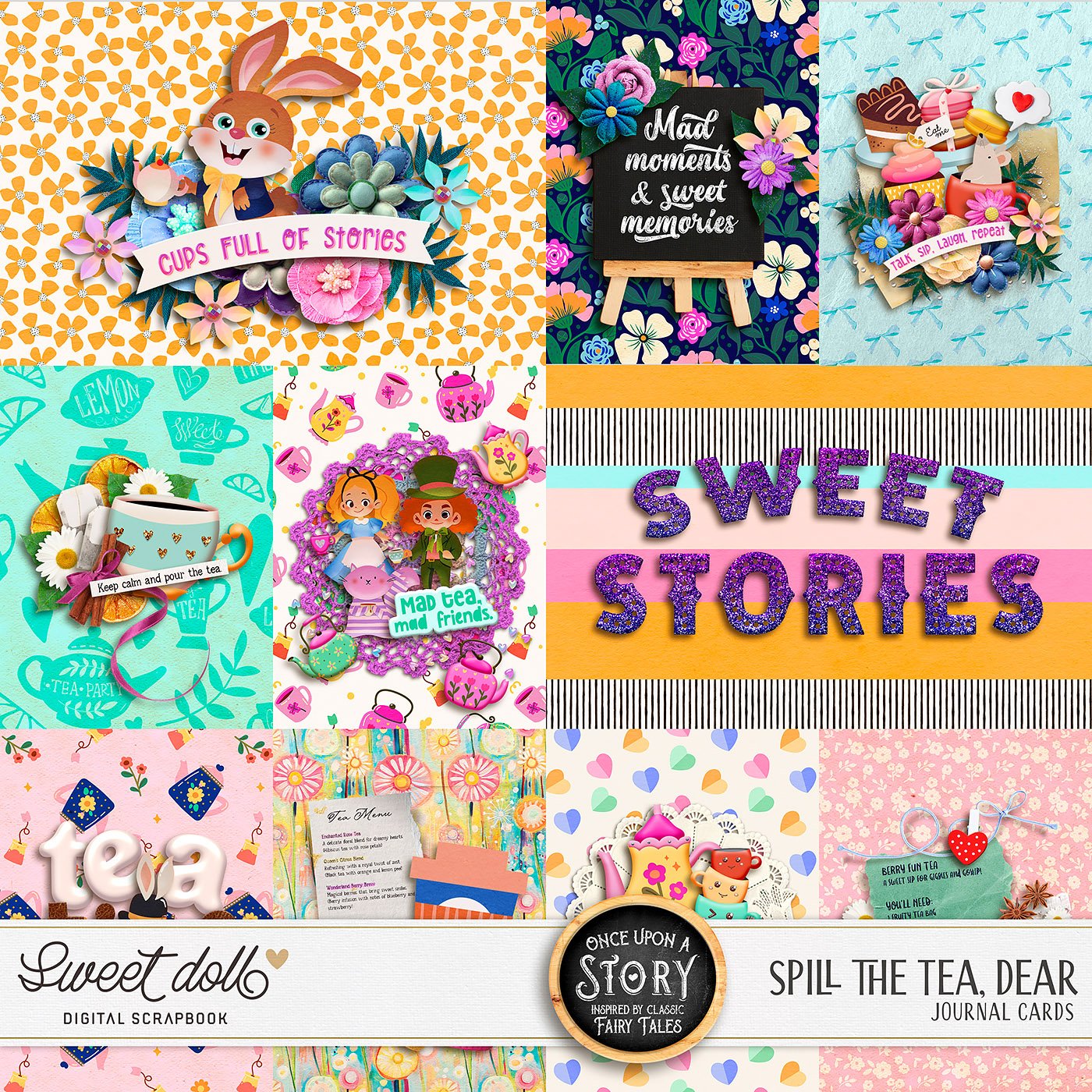 Once Upon a Story: Spill the Tea, Dear {cards}