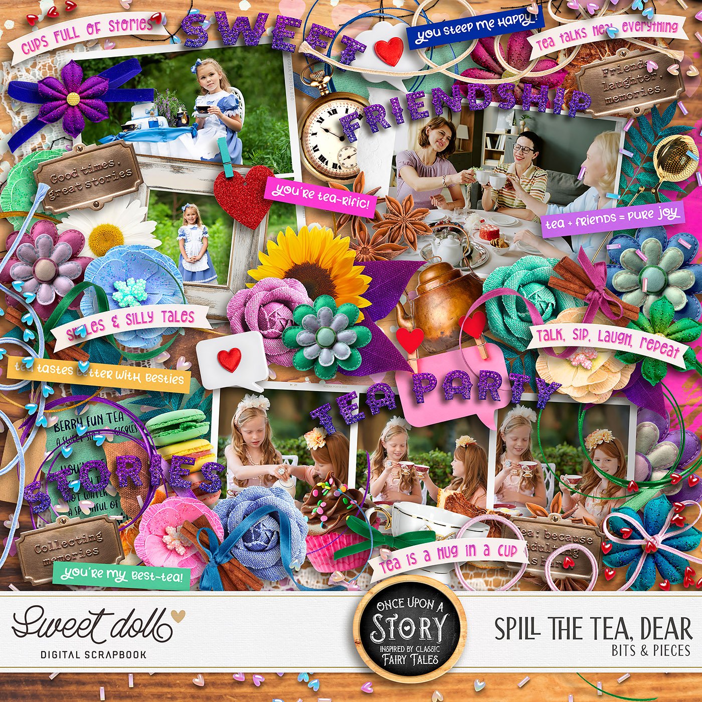 Once Upon a Story: Spill the Tea, Dear {bits & pieces}
