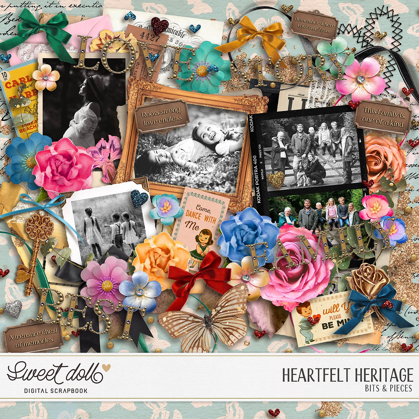 Heartfelt Heritage {Bits & Pieces}