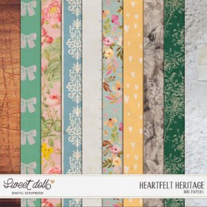 Heartfelt Heritage {mix papers}