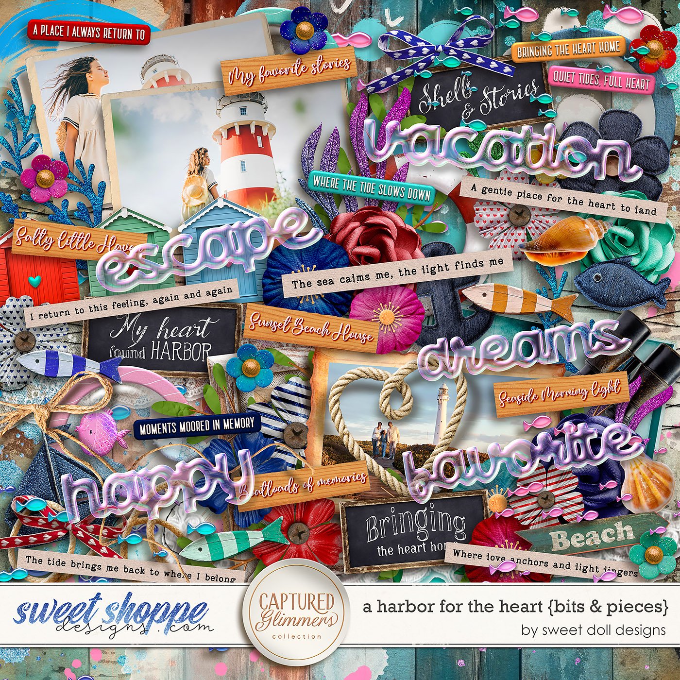 Captured Glimmers: A Harbor for the Heart {bits & pieces}