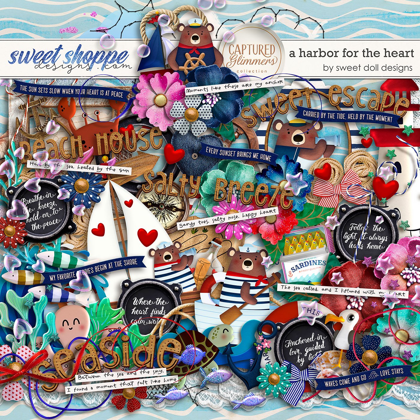 Captured Glimmers: A Harbor for the Heart {elements}