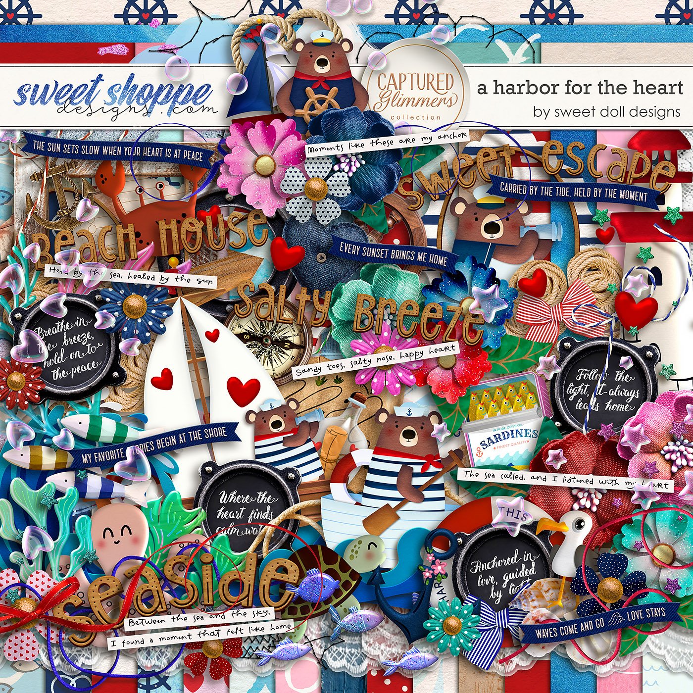 Captured Glimmers: A Harbor for the Heart {full kit}