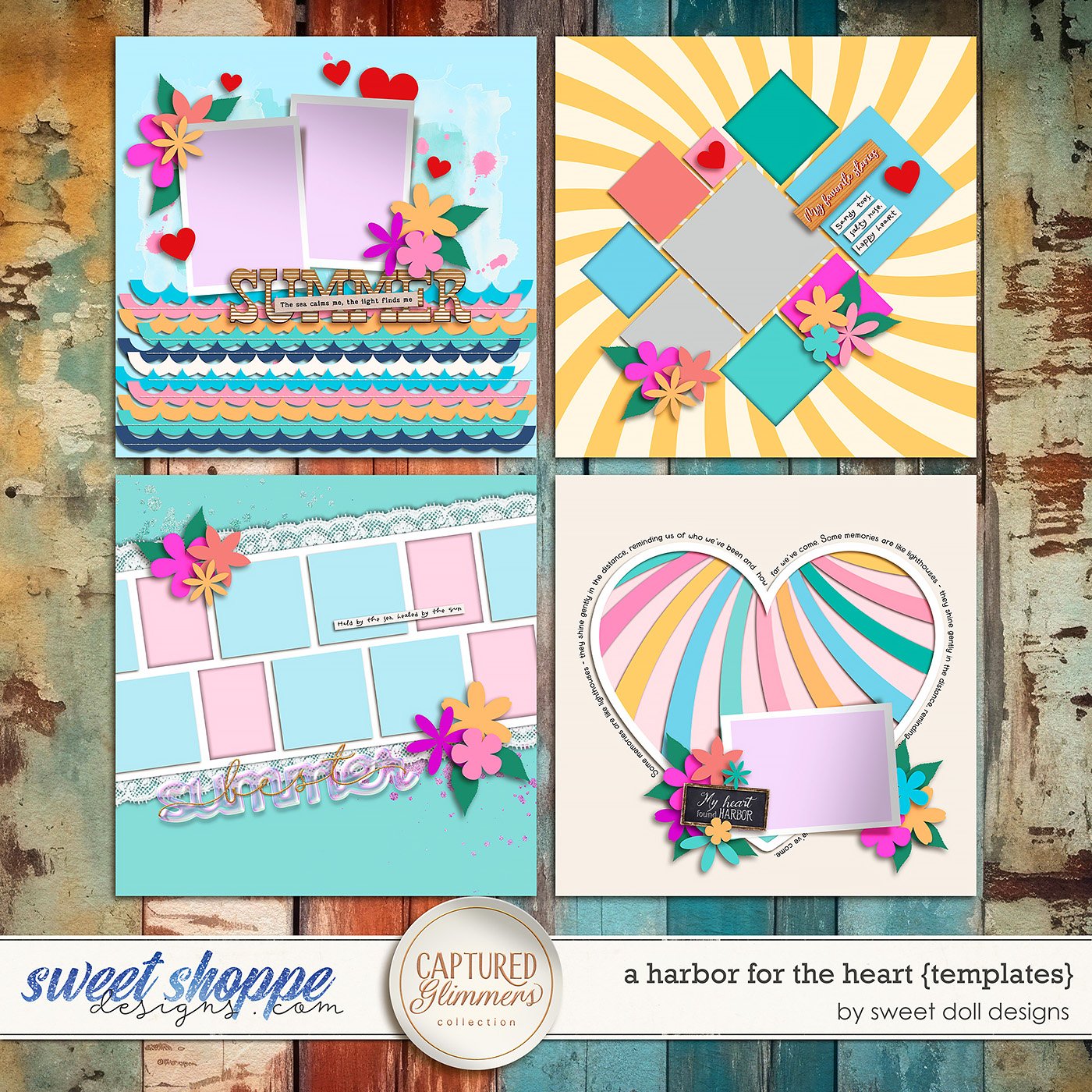 Captured Glimmers: A Harbor for the Heart {templates}