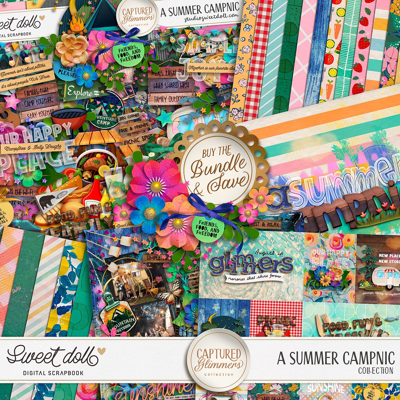 Captured Glimmers: A Summer Campnic {collection}