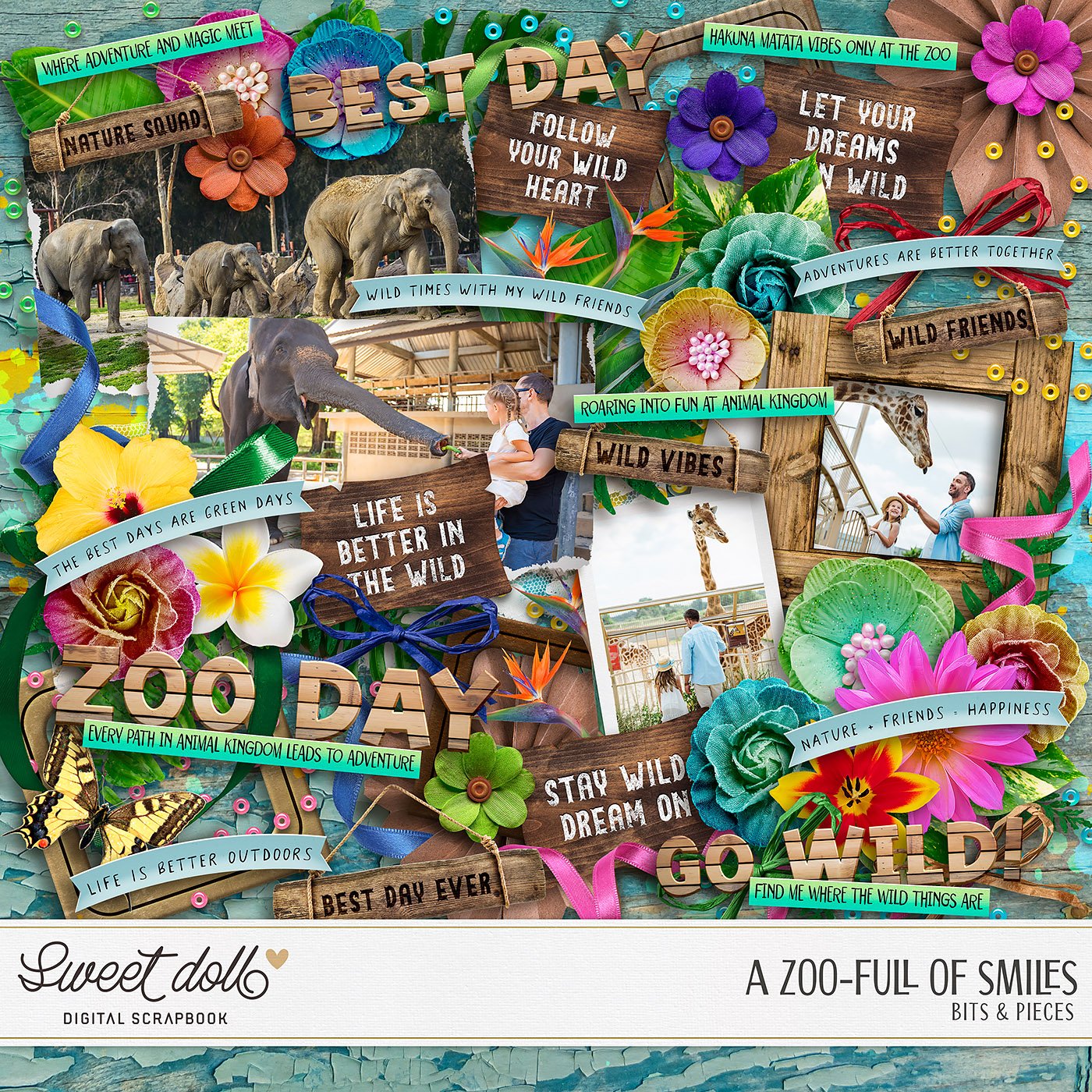 A Zoo-full of Smiles {bits & pieces}