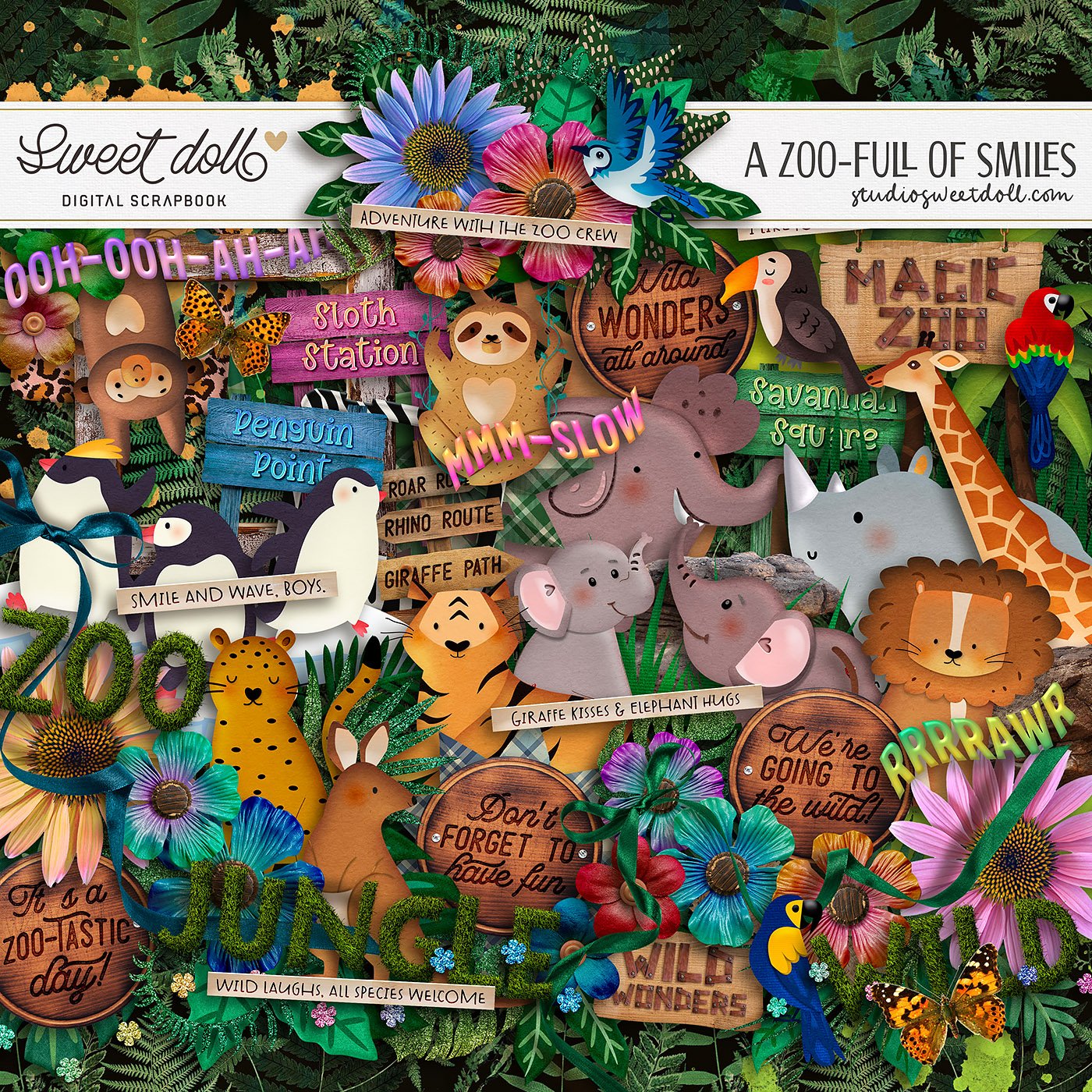 A Zoo-full of Smiles {elements}