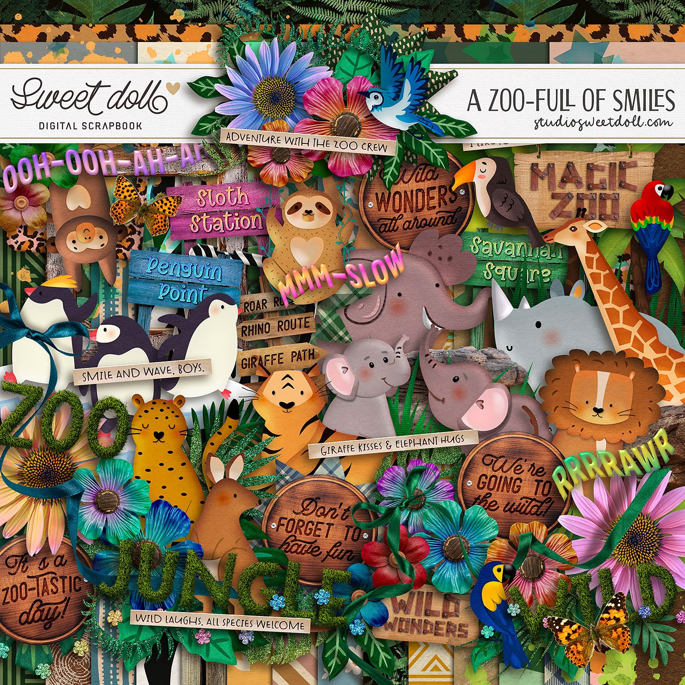 A Zoo-full of Smiles {full kit}