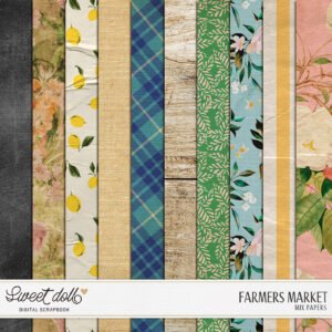 Farmers Market {mix papers}