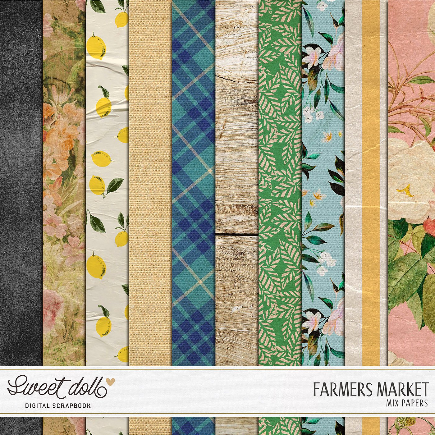 Farmers Market {mix papers}