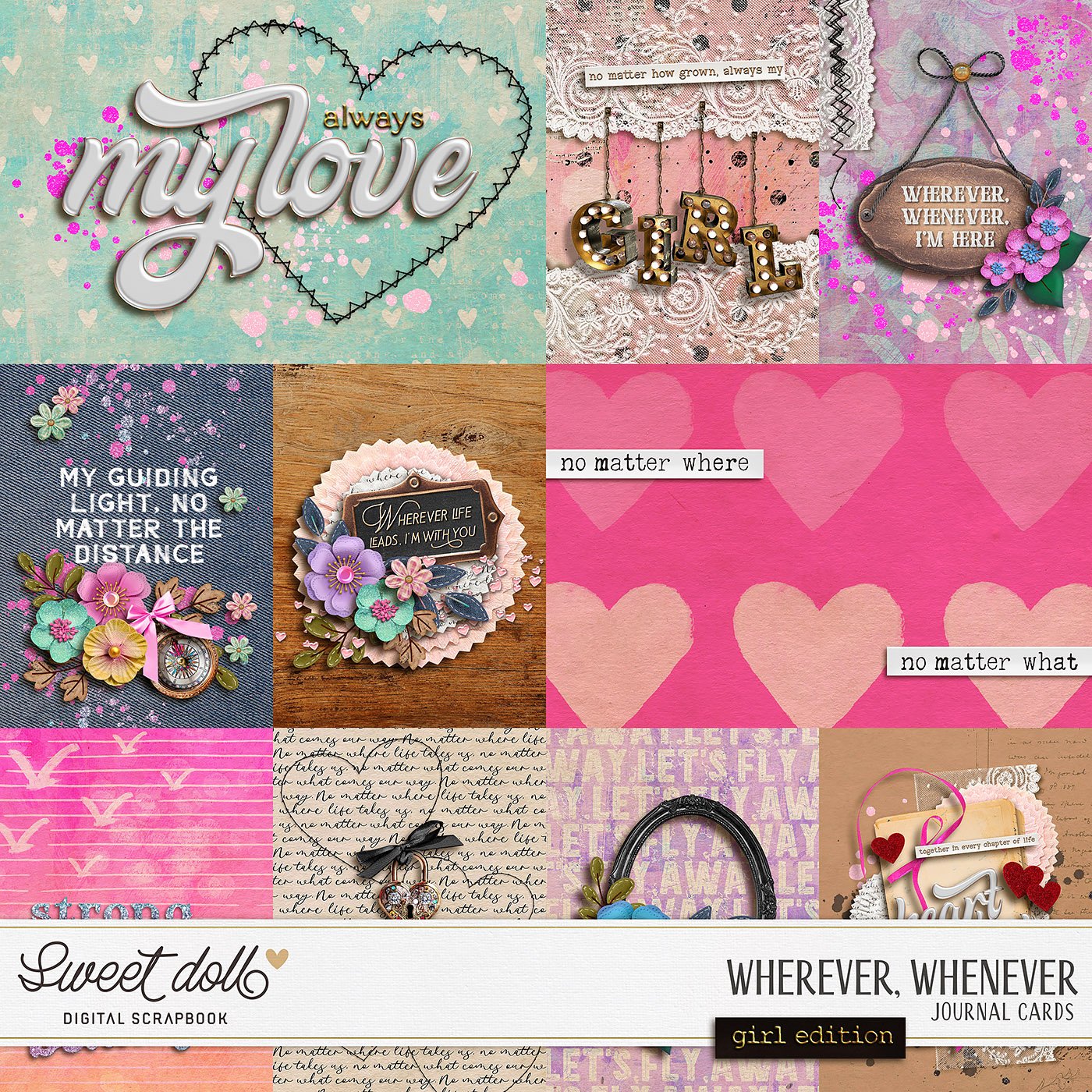 Wherever, Whenever {cards} Girl Edition