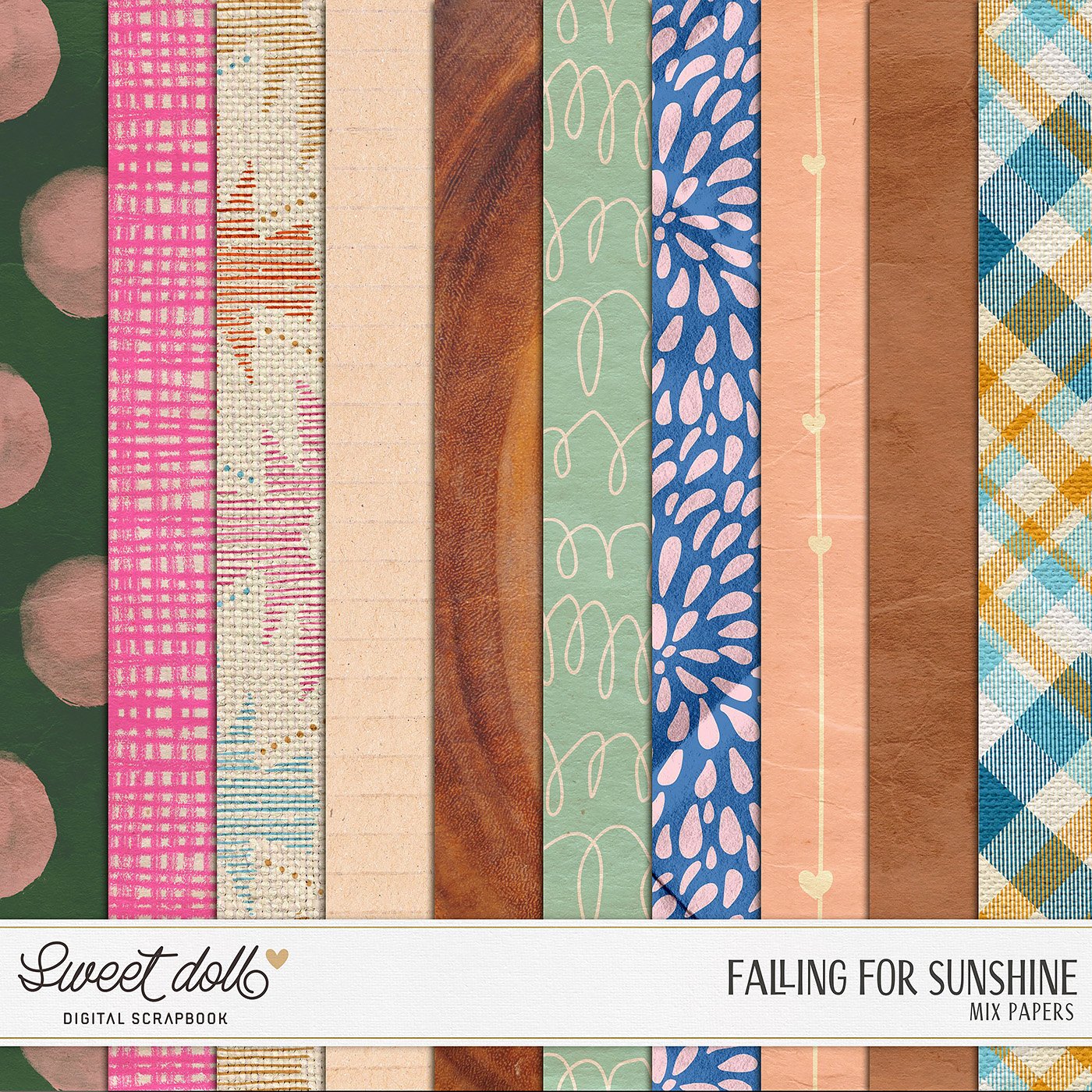 Falling for Sunshine {mix papers}