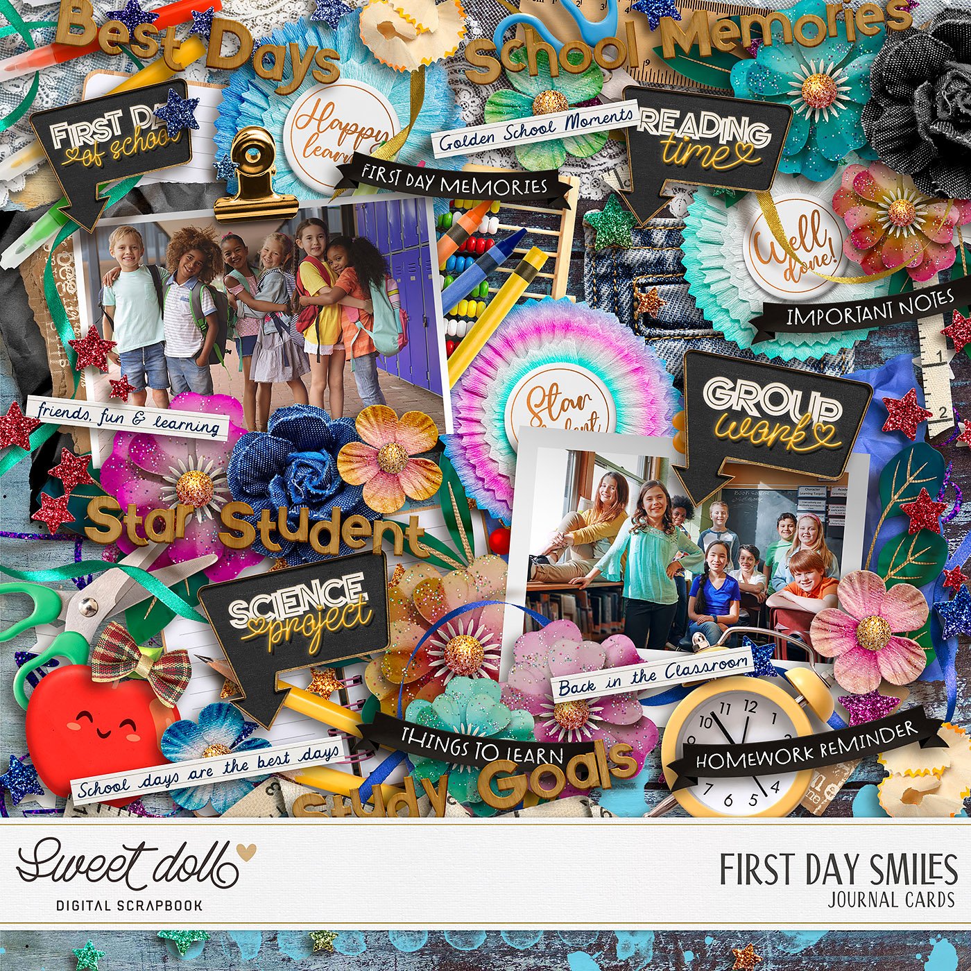 First Day Smiles {bits & pieces}
