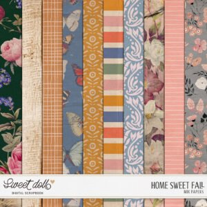 Home Sweet Fall {mix papers}