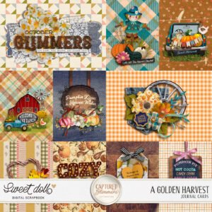 Captured Glimmers: A Golden Harvest {cards}