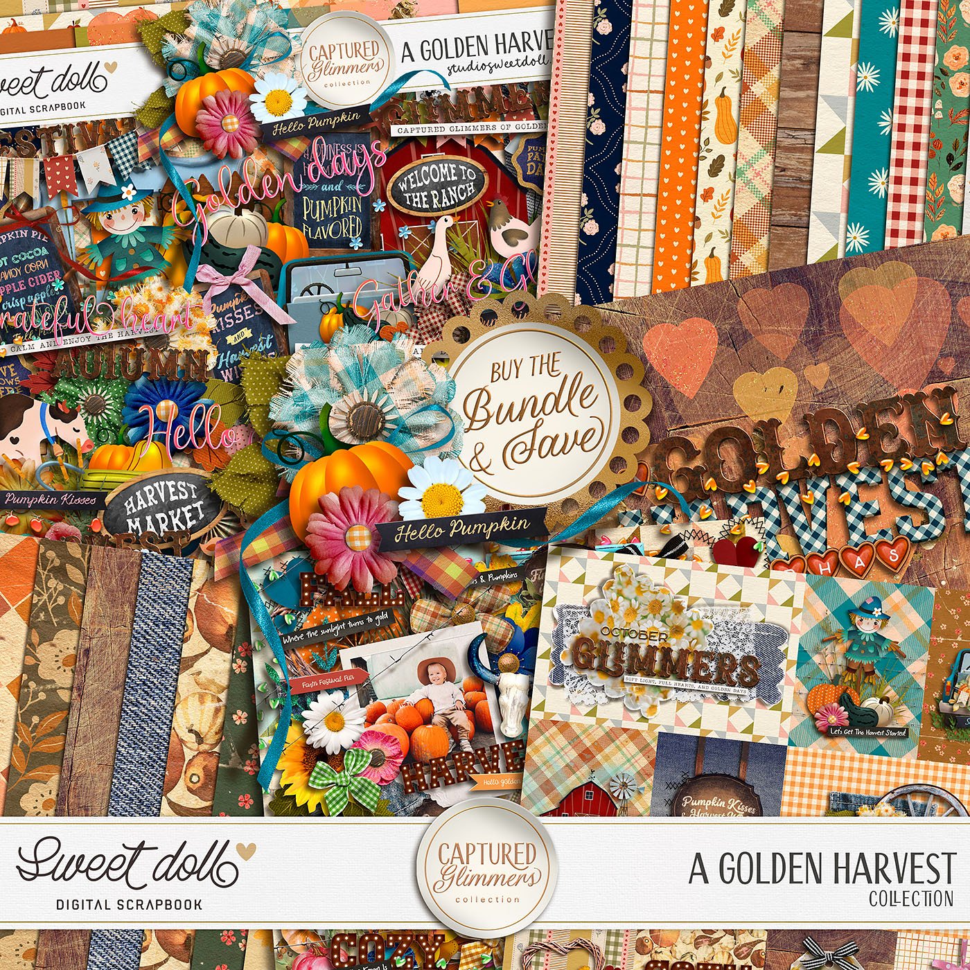Captured Glimmers: A Golden Harvest {collection}