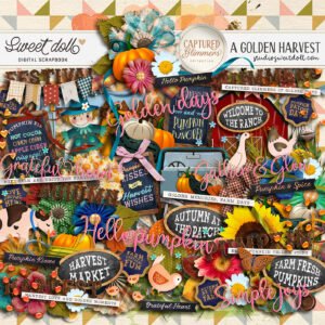 Captured Glimmers: A Golden Harvest {elements}