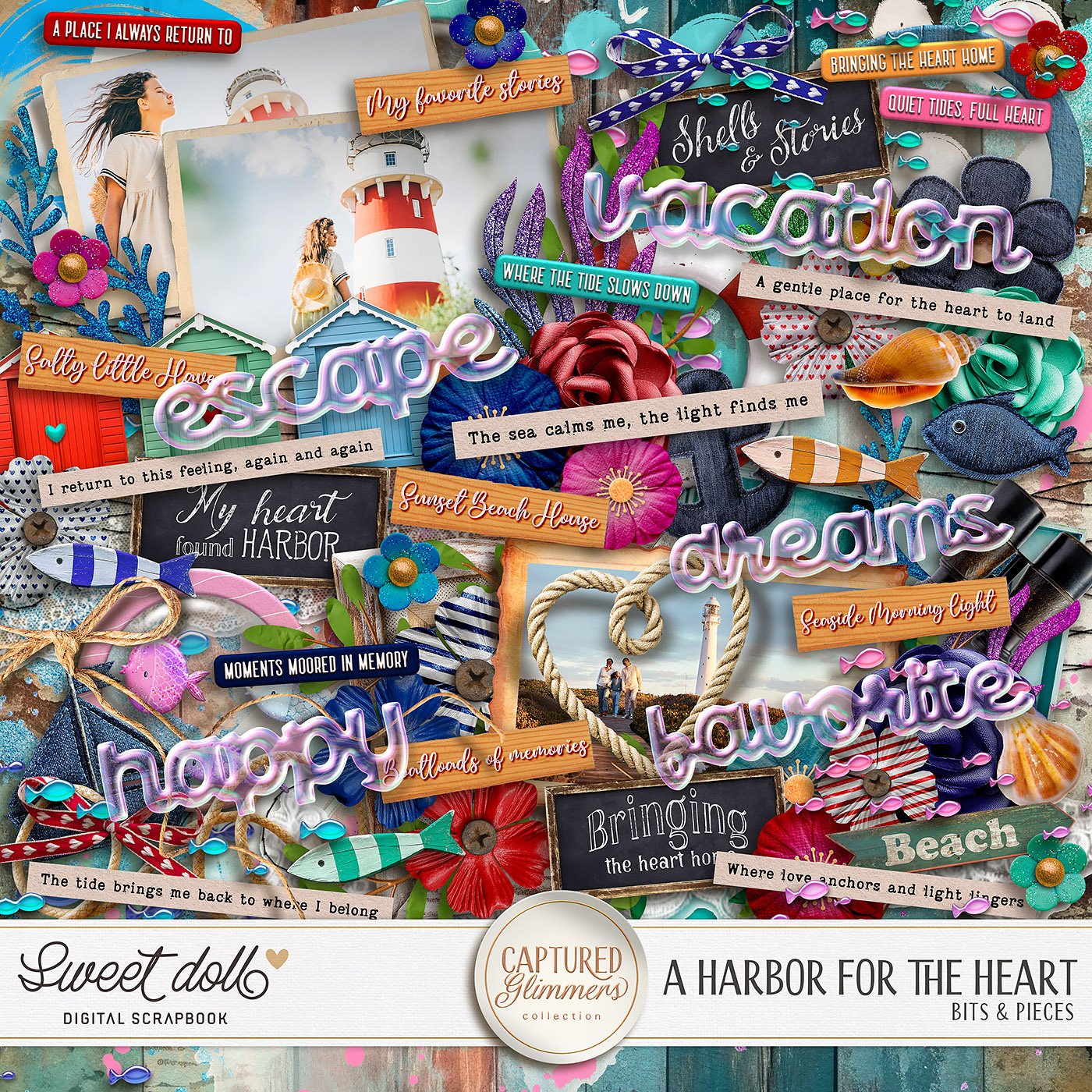 Captured Glimmers: A Harbor for the Heart {bits & pieces}