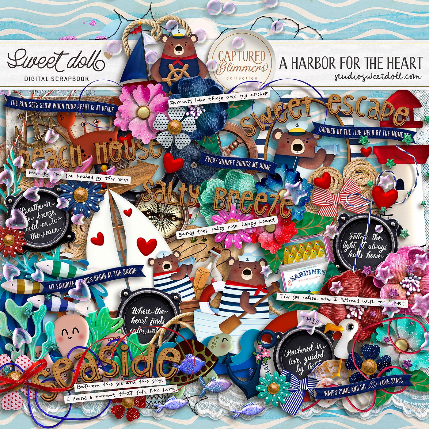 Captured Glimmers: A Harbor for the Heart {elements}
