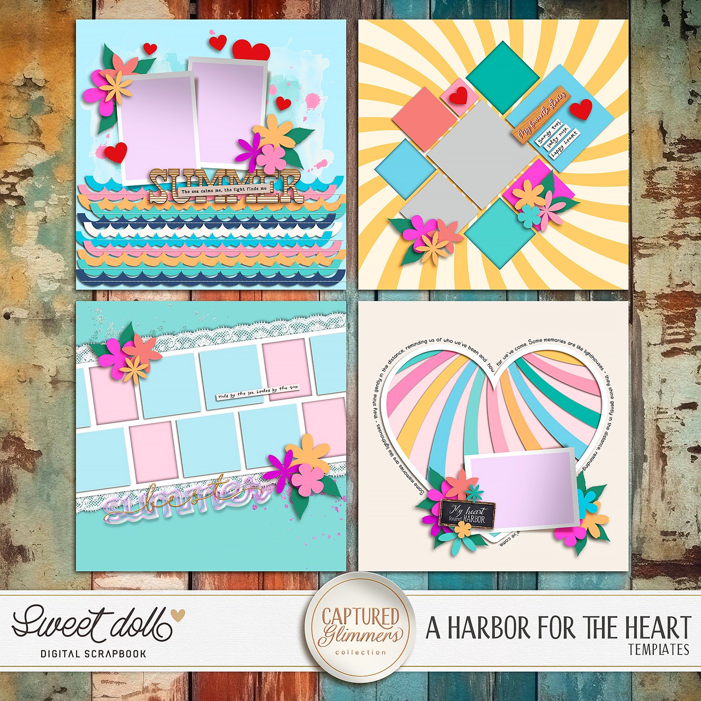 Captured Glimmers: A Harbor for the Heart {templates}